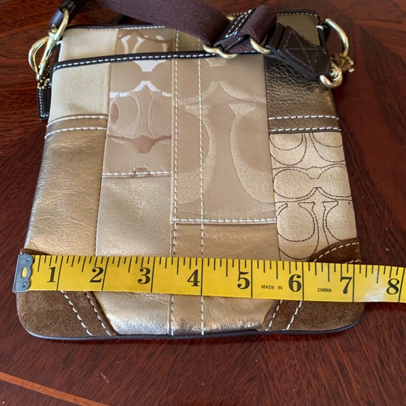 Coach Patchwork Swingpack Messenger Cross Body Handbag - Picture 9 of 14